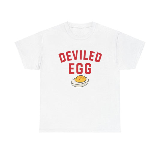 Deviled Egg Graphic T-Shirt – Funny Food Pun Unisex Tee
