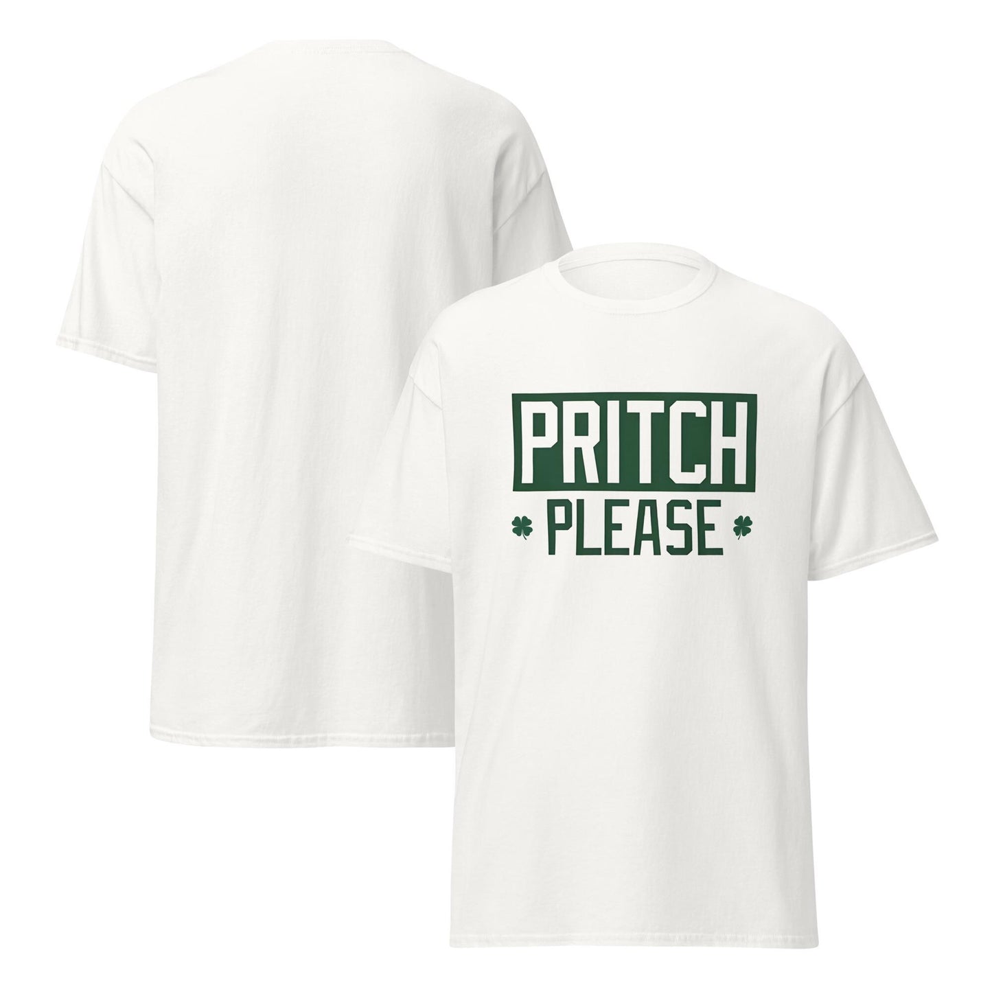 Pritch Please Shirt – Funny Green Slogan Tee