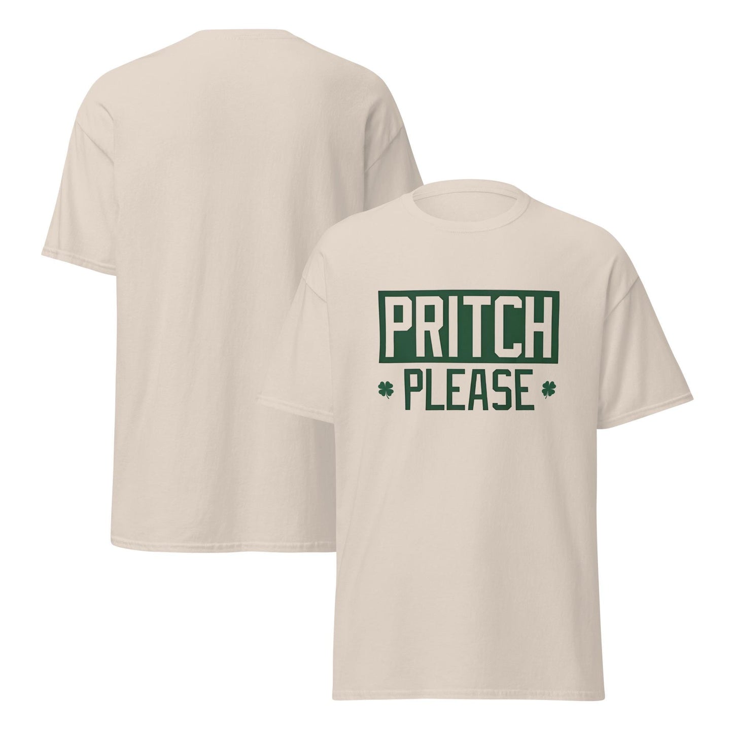 Pritch Please Shirt – Funny Green Slogan Tee