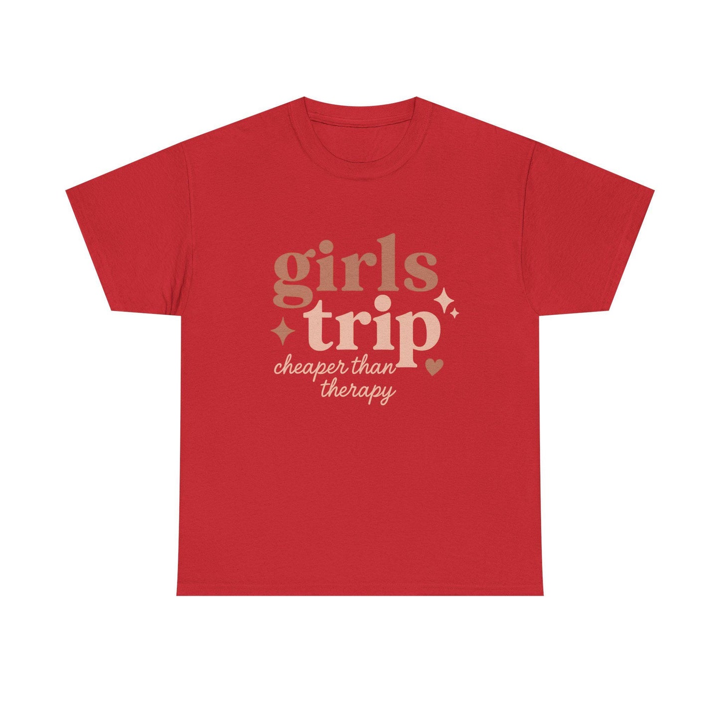 Girls Trip T-Shirt – “Girls Trip Cheaper Than Therapy” Funny Weekend Tee