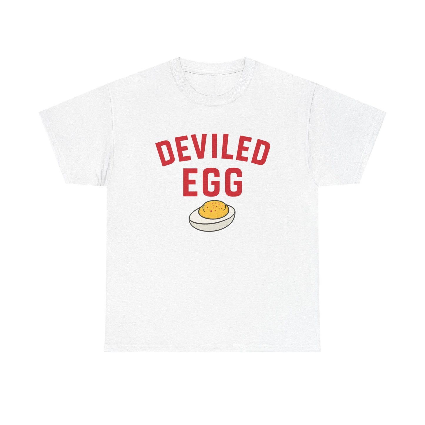 Deviled Egg Graphic T-Shirt – Funny Food Pun Unisex Tee