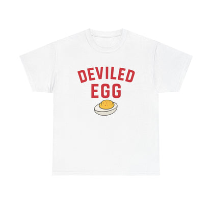 Deviled Egg Graphic T-Shirt – Funny Food Pun Unisex Tee