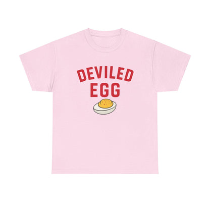 Deviled Egg Graphic T-Shirt – Funny Food Pun Unisex Tee