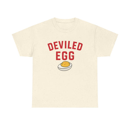 Deviled Egg Graphic T-Shirt – Funny Food Pun Unisex Tee
